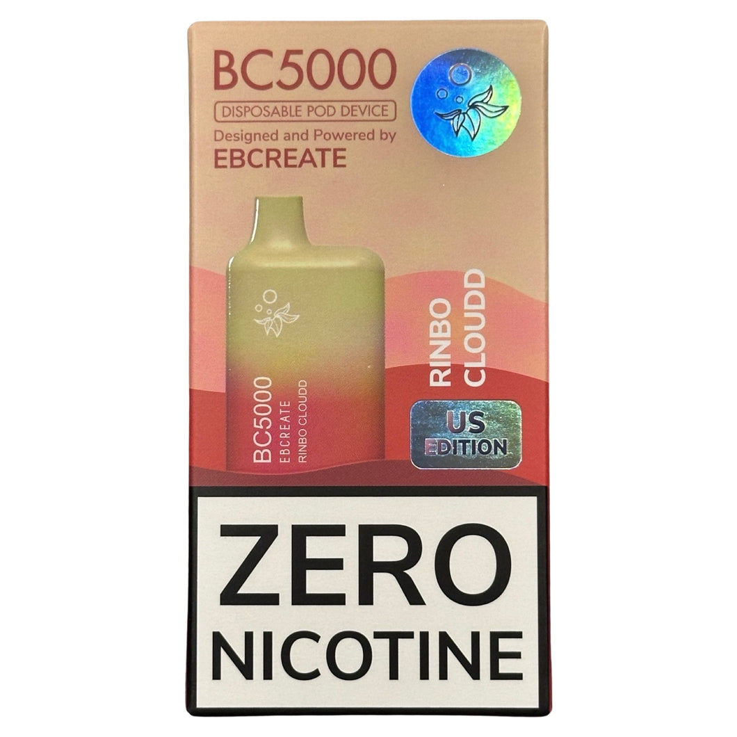Zero Nicotine - BC5000 - Rainbow Candy (Rinbo Cloudd) - EBCreate