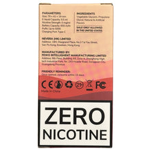 Load image into Gallery viewer, Zero Nicotine - BC5000 - Rainbow Candy (Rinbo Cloudd) - EBCreate
