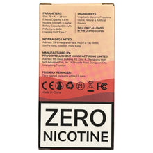 Load image into Gallery viewer, Zero Nicotine - BC5000 - Rainbow Candy (Rinbo Cloudd) - EBCreate