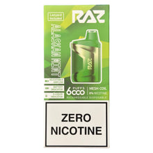 Load image into Gallery viewer, Alaskan Mint - RAZ CA6000 - Zero Nicotine
