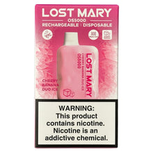 Load image into Gallery viewer, Cherry Banana Duo Ice - Lost Mary OS5000