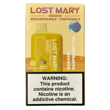 Load image into Gallery viewer, Banana Raspberry Ice - Lost Mary OS5000