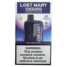 Load image into Gallery viewer, Sour Berry BG - Lost Mary OS5000 - Cosmic Edition 7500 Puffs