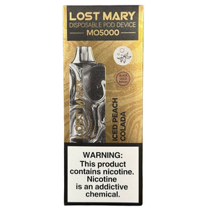 Lost Mary MO5000 - Iced Peach Colada - Black Gold Edition