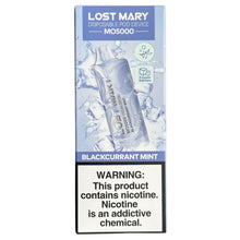 Load image into Gallery viewer, Lost Mary MO5000 - Blackcurrant Mint - Frozen Edition

