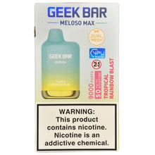 Load image into Gallery viewer, Tropical Rainbow Blast - Geek Bar Meloso Max 9000