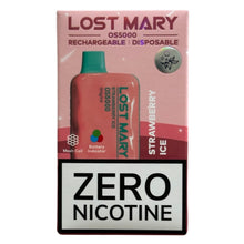 Load image into Gallery viewer, Strawberry Ice - Lost Mary OS5000 - Zero nicotine
