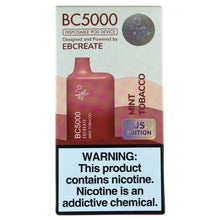 Load image into Gallery viewer, Mint Tobacco - BC5000 - EBCreate

