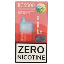 Load image into Gallery viewer, Zero Nicotine - BC5000 - Watermelon Ice - EBCreate
