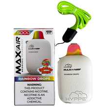 Load image into Gallery viewer, Hyppe Max Air 5000 Rainbow Drops
