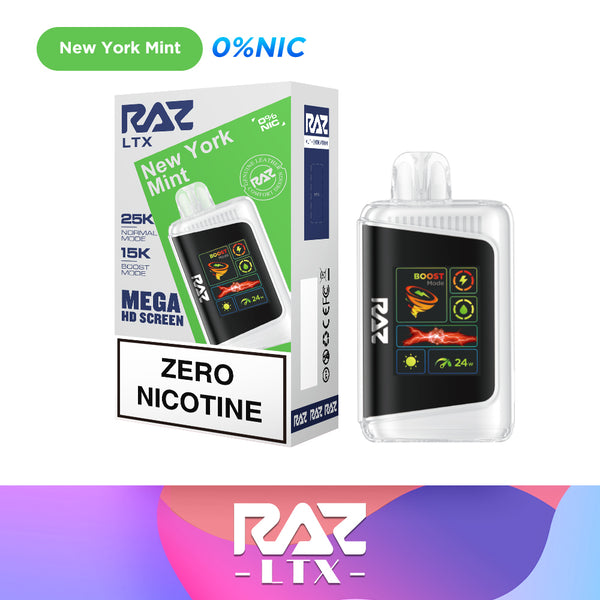 New York Mint  - RAZ LTX 25000 Zero Nicotine - Article product