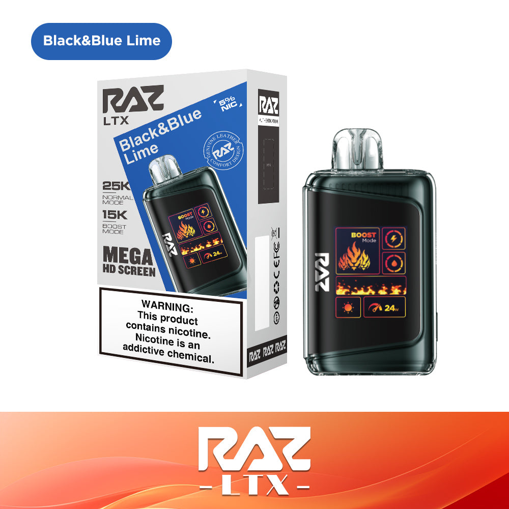 Black and Blue Lime - RAZ LTX 25K