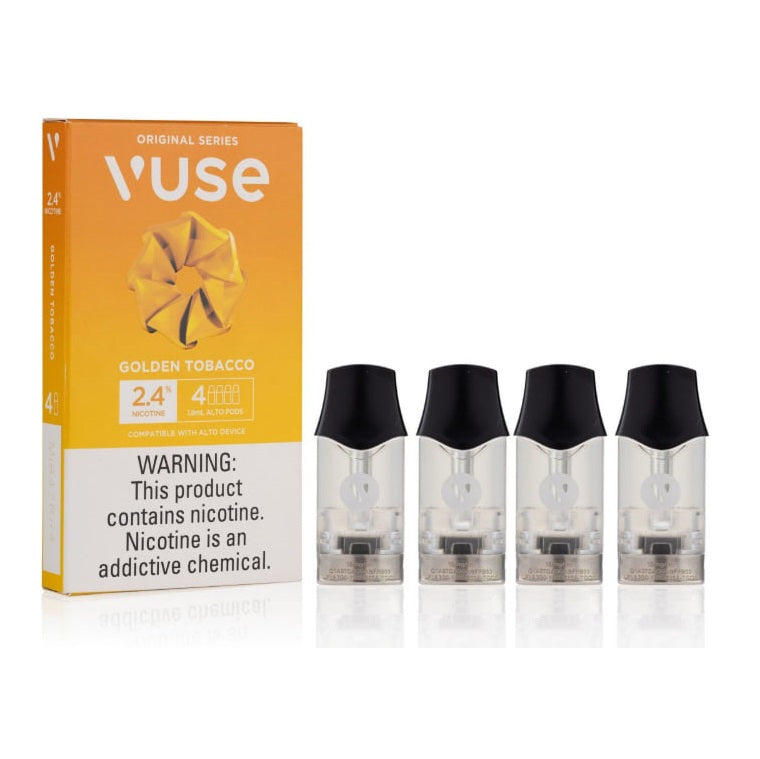 Golden Tobacco - Vuse Alto Pods 5 PC - 2.4% Nic