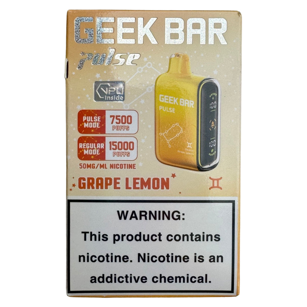 Grape Lemon - Geek Bar Pulse 15000