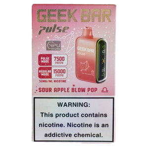 Sour Apple Blow Pop - Geek Bar Pulse 15000