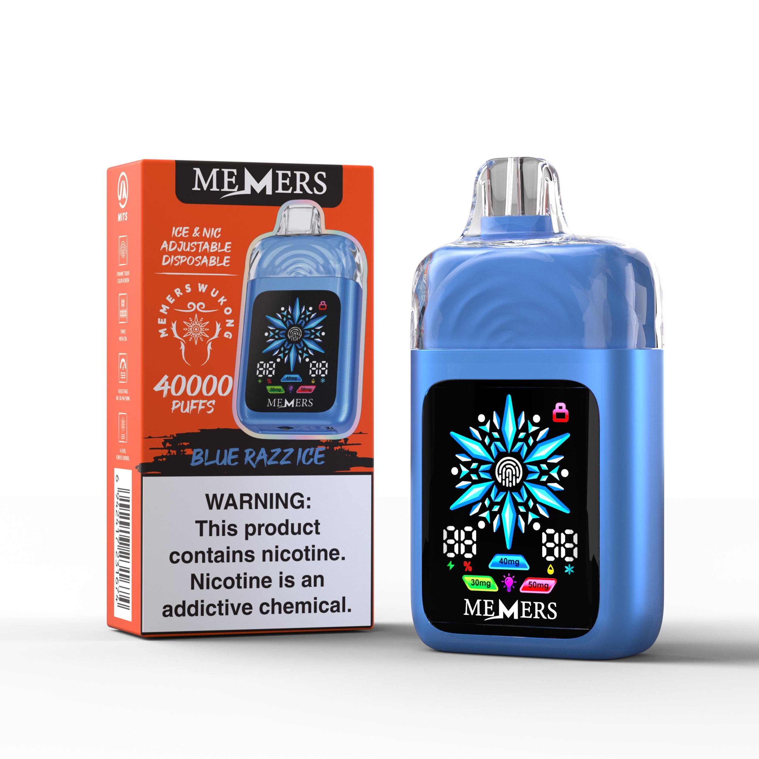 Blue Razz Ice - Memers - Wukong V40K - Article product
