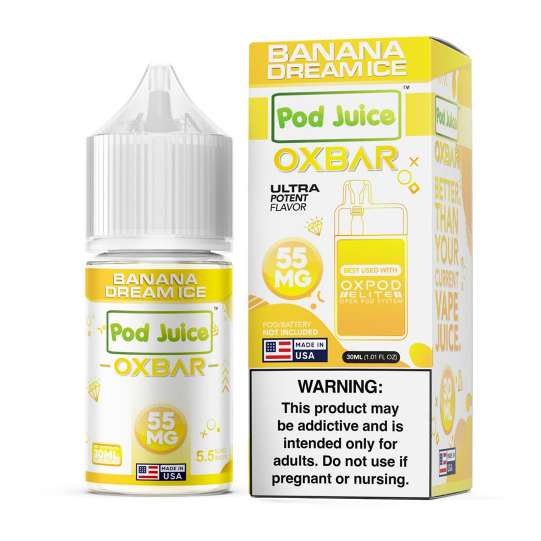 Banana Dream Ice - Pod Juice X Ox-Bar E-Liquid | 30 ml