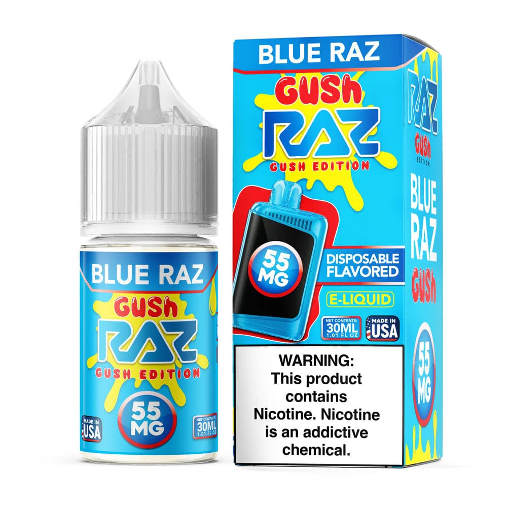 Blue Razz Gush - Pod Juice Raz Series | Salt Nic | 30ml