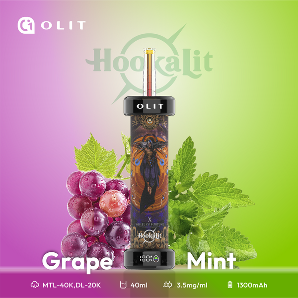 Grape Mint - Olit 40K Hookah - Article product