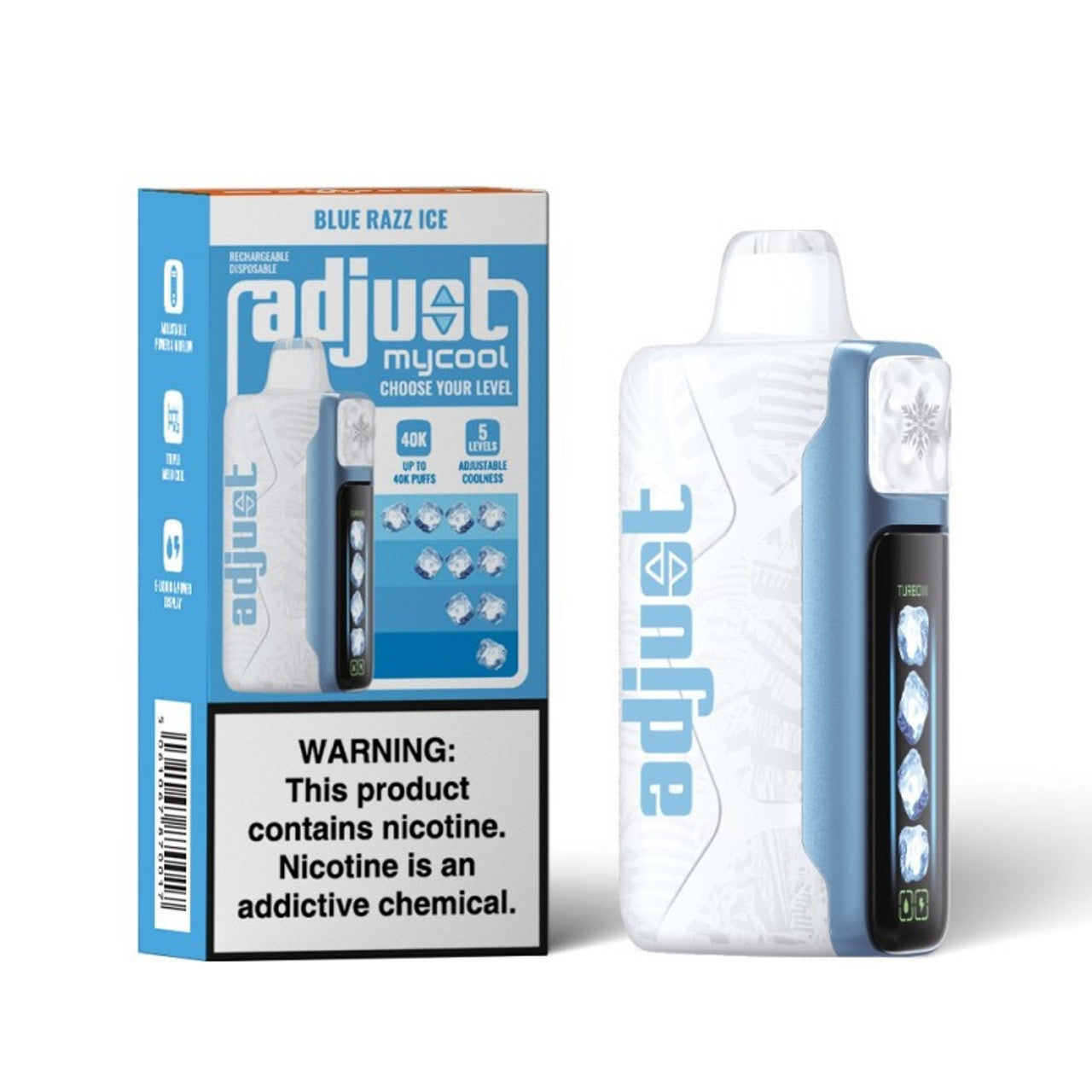 Blue Razz Ice - Adjust MyCool 40K - Article product