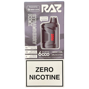 Strawberry Kiwi - RAZ CA6000 - Zero Nicotine