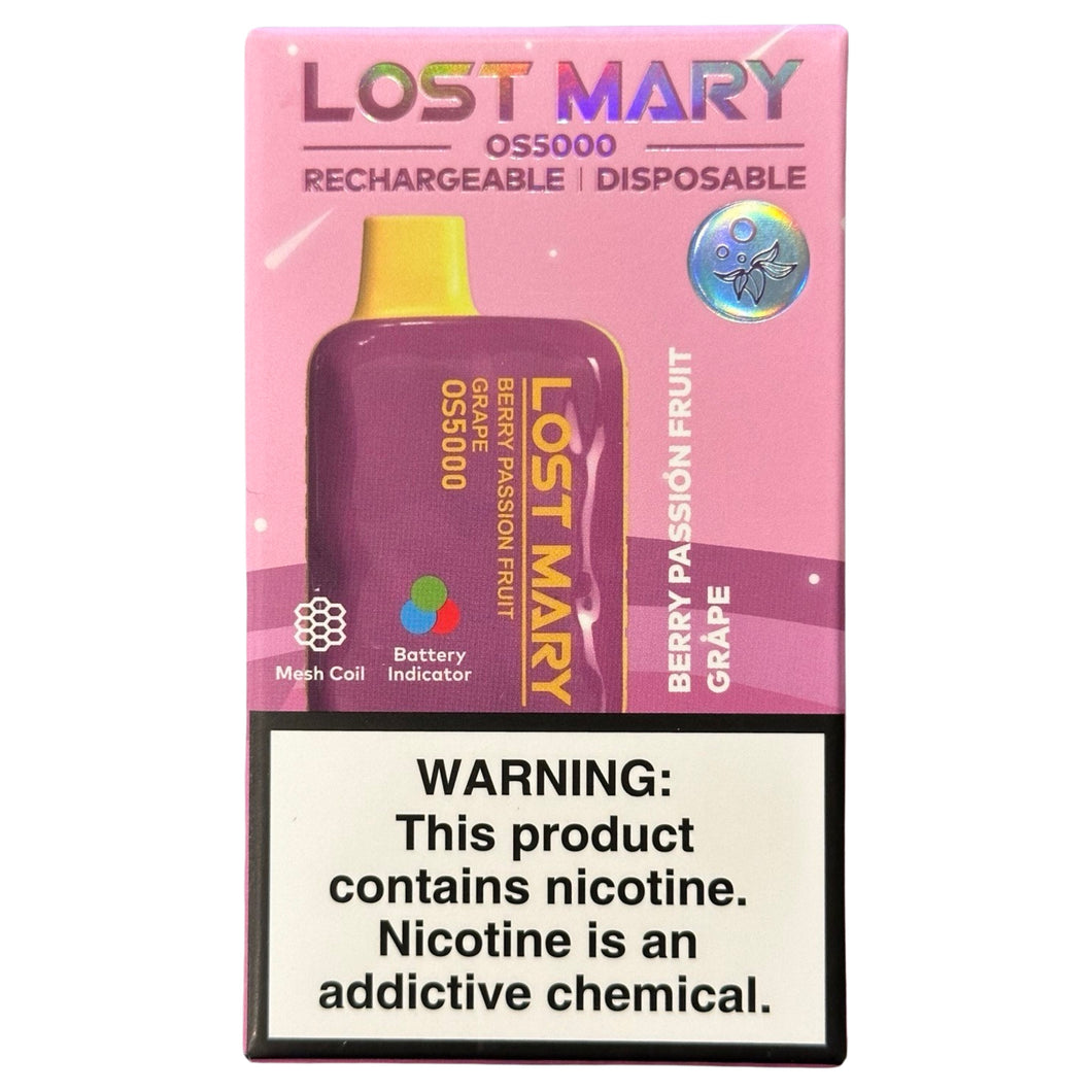 Berry Passion Fruit Grape - Lost Mary OS5000
