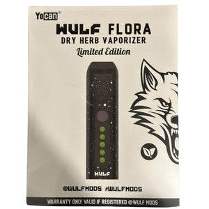 Wulf Mods Flora Dry Herb Vape - Black-White Splatter