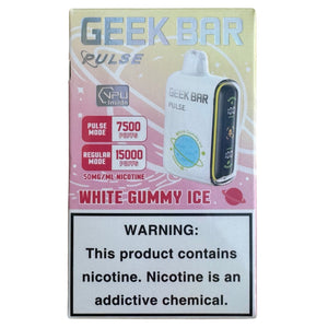 White Gummy Ice - Geek Bar Pulse 15000