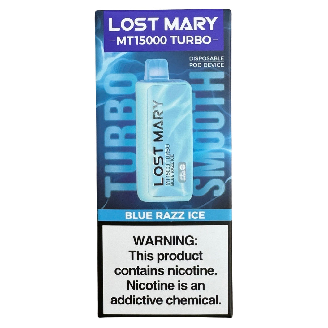 Blue Razz Ice - Lost Mary MT15000 Turbo