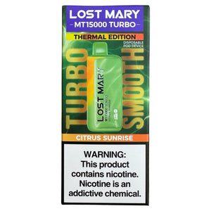 Citrus Sunrise - Lost Mary MT15000 Turbo Thermal Edition