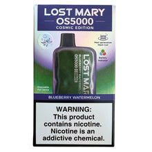 Load image into Gallery viewer, Blueberry Watermelon - Lost Mary OS5000 - Cosmic Edition 7500 Puffs
