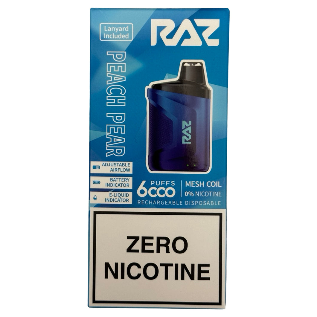Peach Pear - RAZ CA6000 - Zero Nicotine