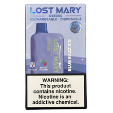 Load image into Gallery viewer, Blue Razz Ice - Lost Mary OS5000
