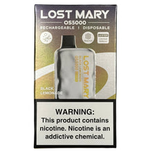 Load image into Gallery viewer, Black Lemonade - Lost Mary OS5000 - Luster Edition
