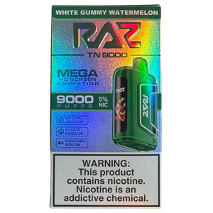 White Gummy Watermelon - RAZ TN9000