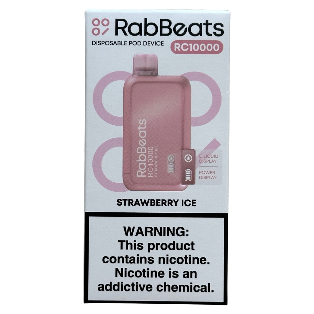 Strawberry Ice - RabBeats RC10000 by Lost Mary