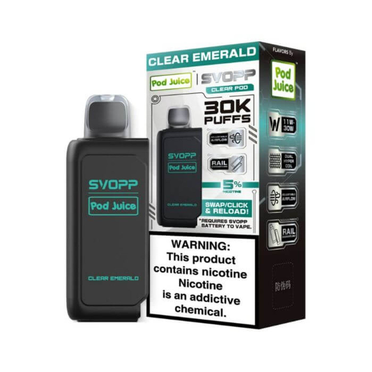 Clear Emerald - Pod Juice x Oxbar SVOPP 30K - Article product