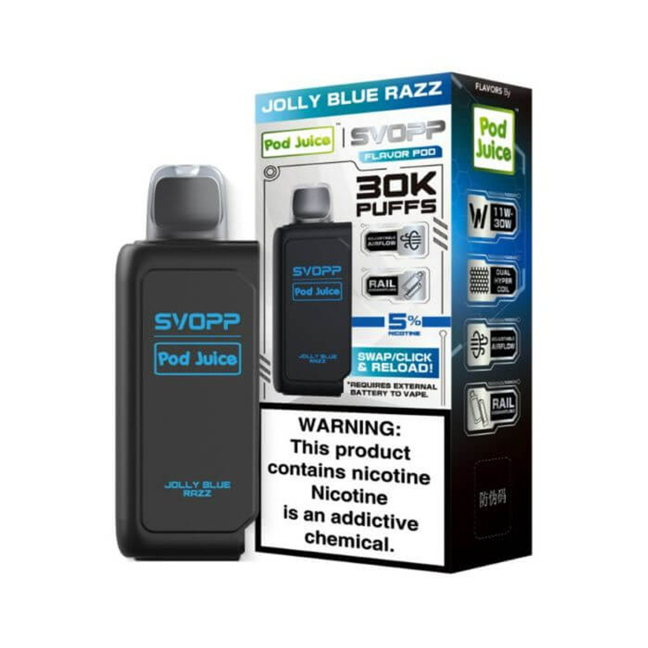Jolly Blue Razz  - Pod Juice x Oxbar SVOPP 30K - Article product