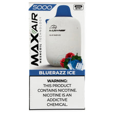 Load image into Gallery viewer, Hyppe Max Air 5000 Blue Razz Ice
