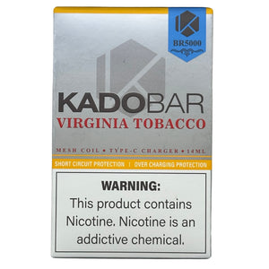 Kado Bar BR5000 Virginia Tobacco