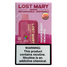 Load image into Gallery viewer, Sakura Berry Peach Ice - Lost Mary OS5000
