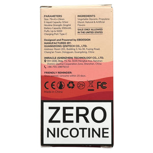 Zero Nicotine - BC5000 - Strawberry Mango - EBCreate