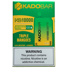Load image into Gallery viewer, Triple Mangoes - Kado Bar KB10000
