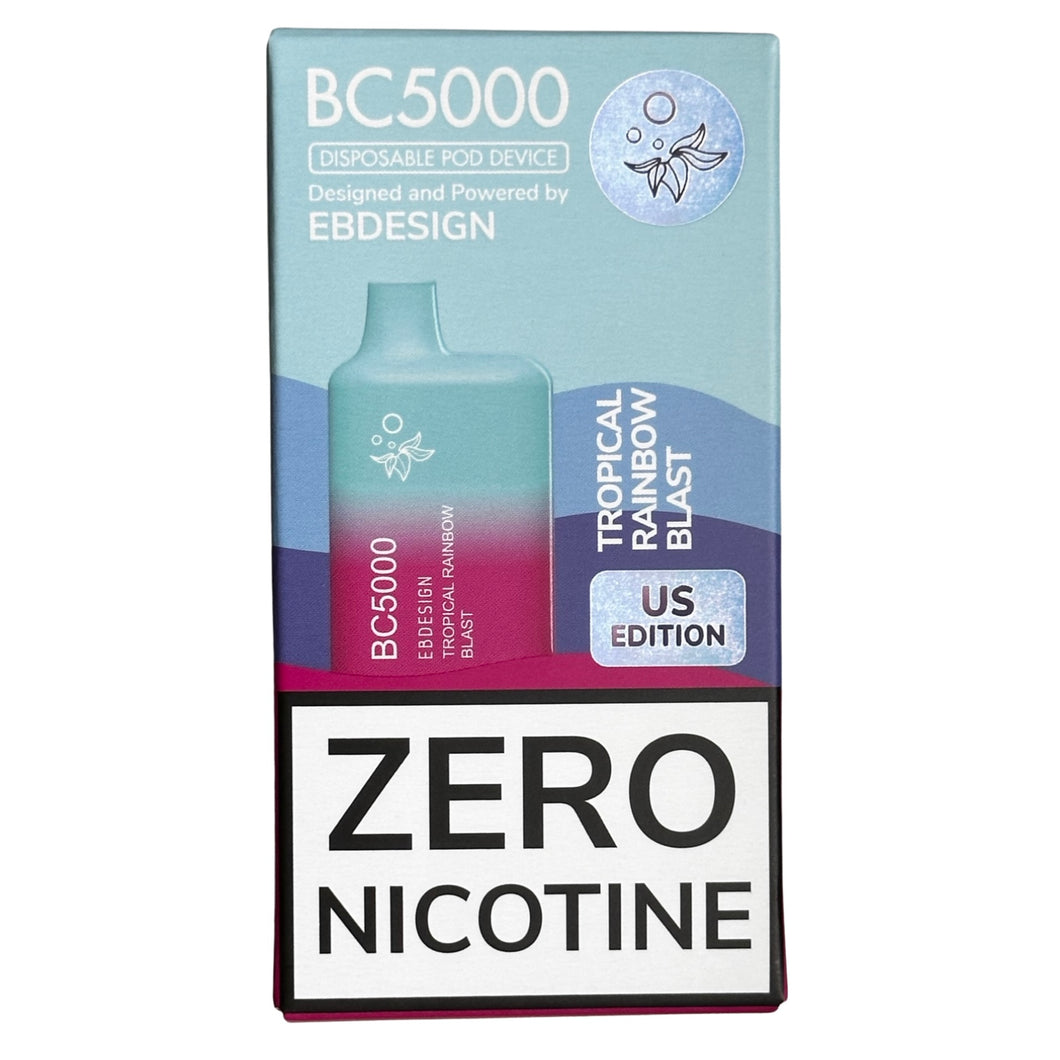Zero Nicotine - Elf Bar BC5000 - Tropical Rainbow Blast