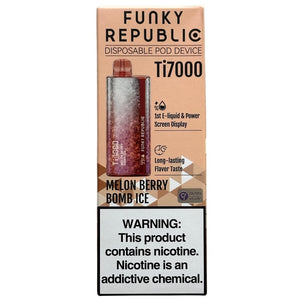 Funky Republic - Melon Berry Bomb Ice - Ti7000 Frozen Edition