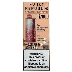 Funky Republic - Melon Berry Bomb Ice - Ti7000 Frozen Edition