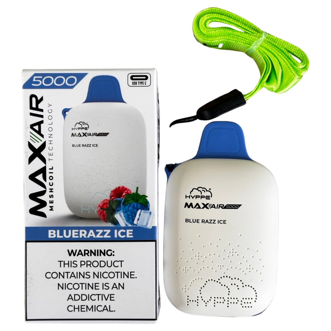 Hyppe Max Air 5000 Blue Razz Ice