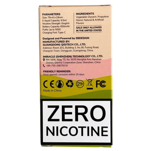 Zero Nicotine - Elf Bar BC5000 - Strawberry Banana