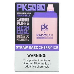 Kado Bar PK5000 Straw Razz Cherry Ice