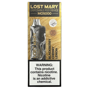 Lost Mary MO5000 - Blackberry Cherry Lemon - Black Gold Edition